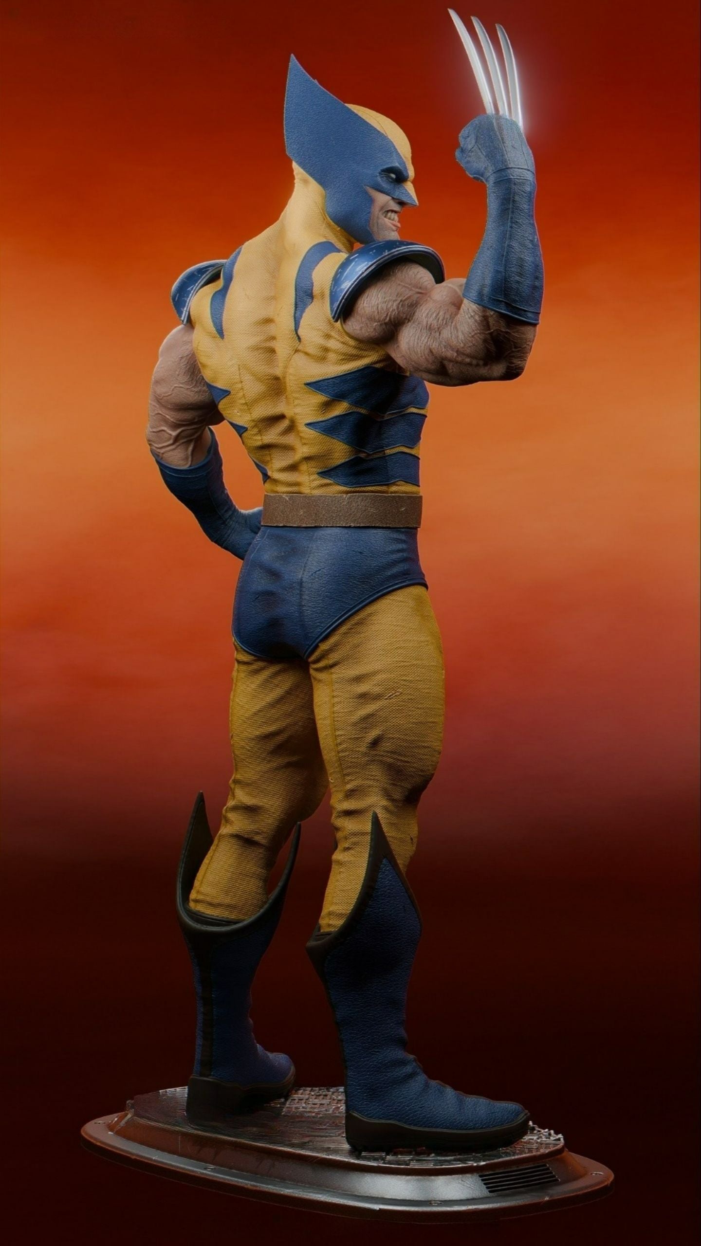 3126 WOLVERINE - X-MEN - STL 3D Print Files