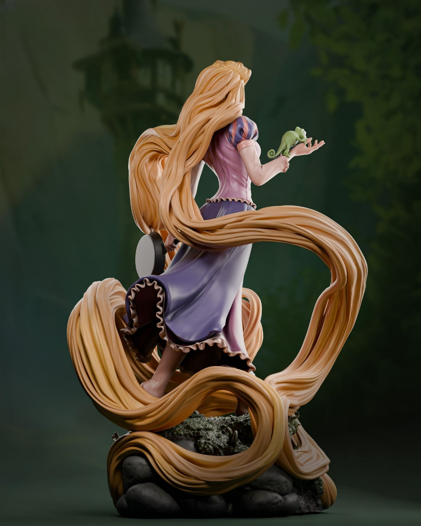 3724 Rapunzel - Disney - STL 3D Print Files