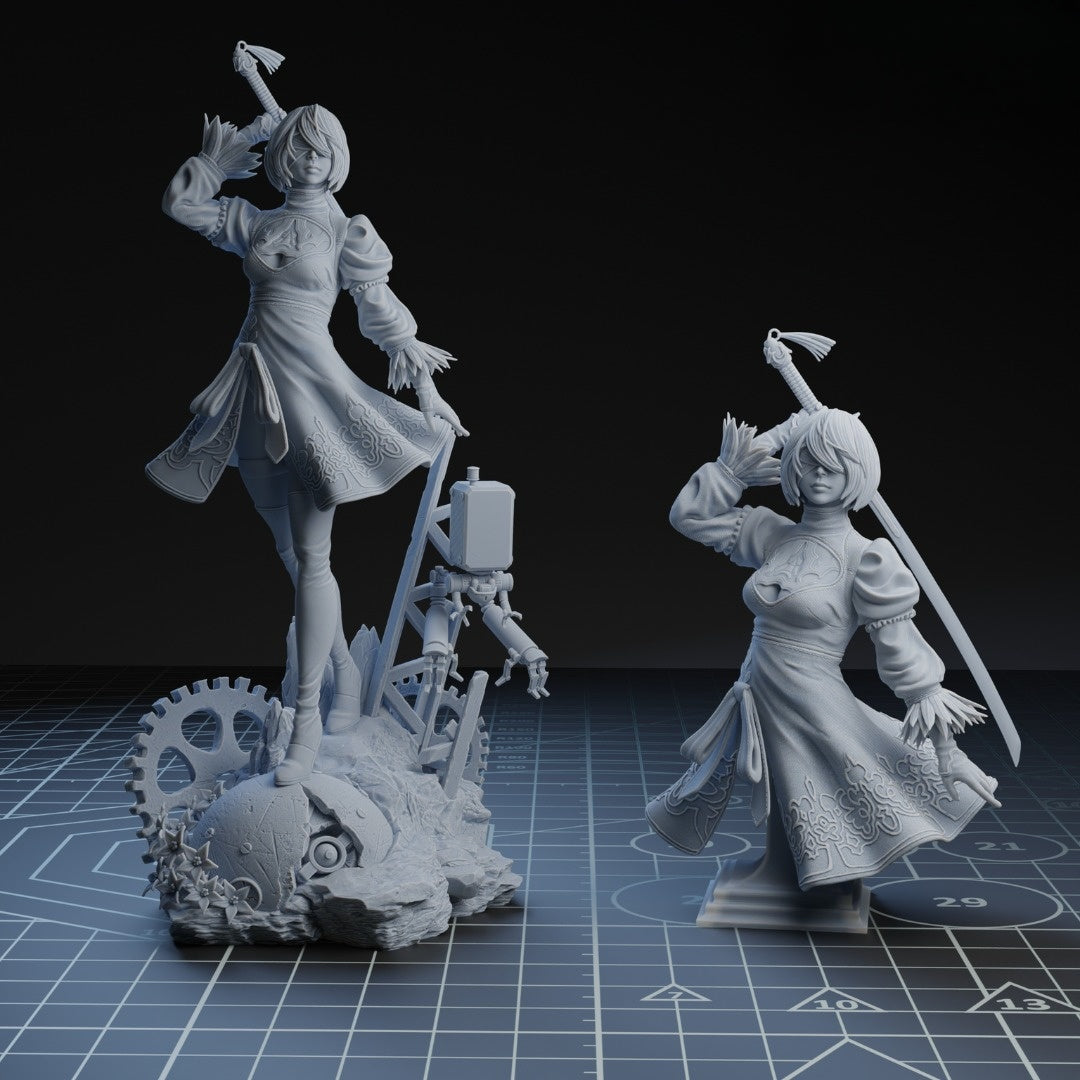 4265 2B - NIER AUTOMATA - STL 3D Print Files