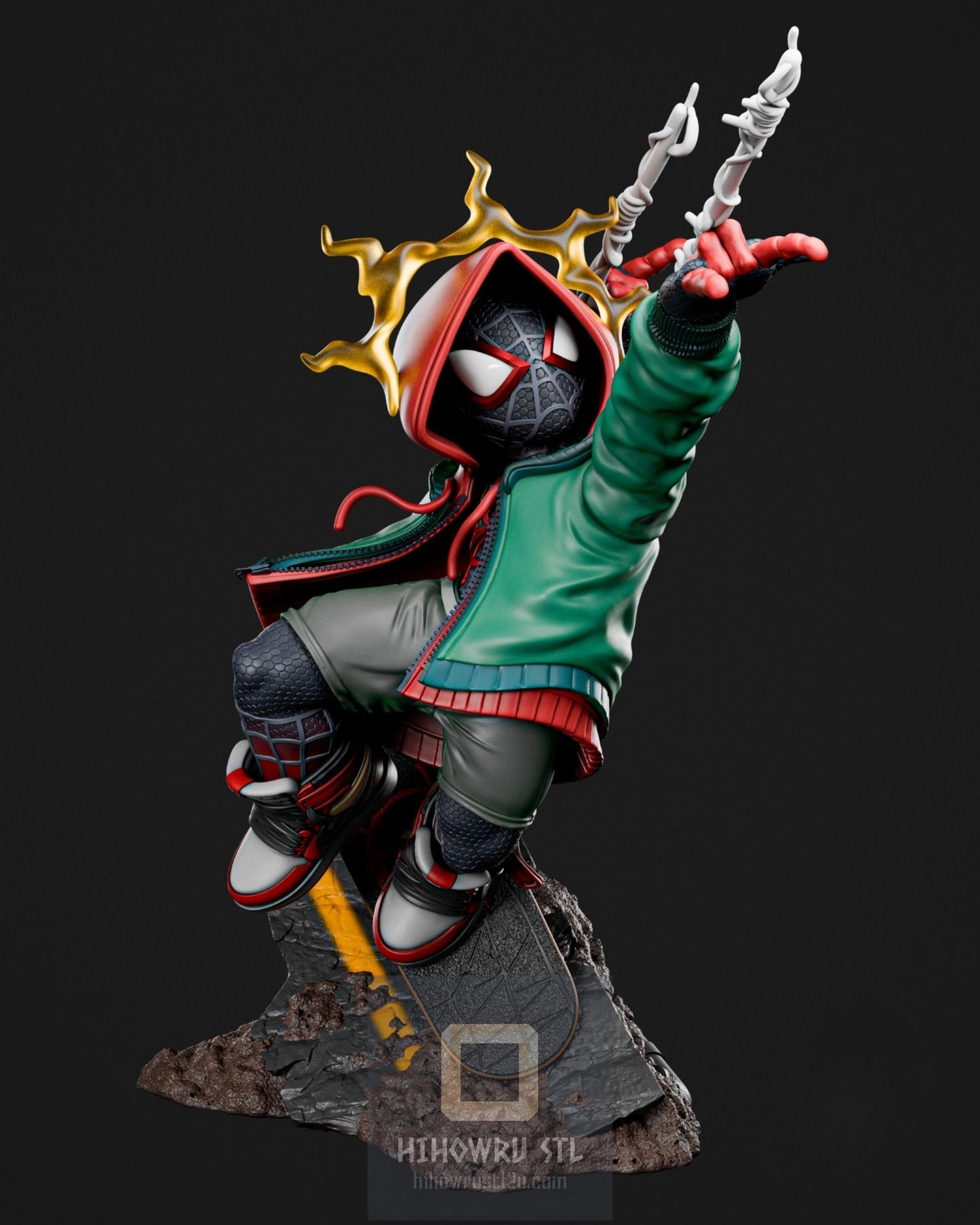 4357 Miles Morales - Spider-Man - STL 3D Print Files