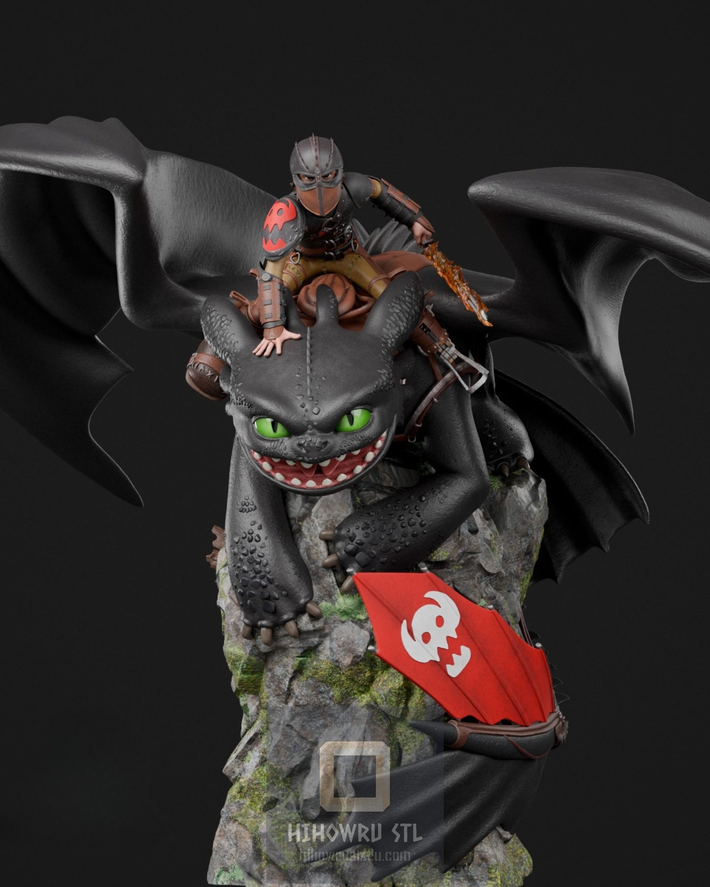 4365 Hiccup AND Toothless - How To Train Your Dragon - STL 3D Print Files