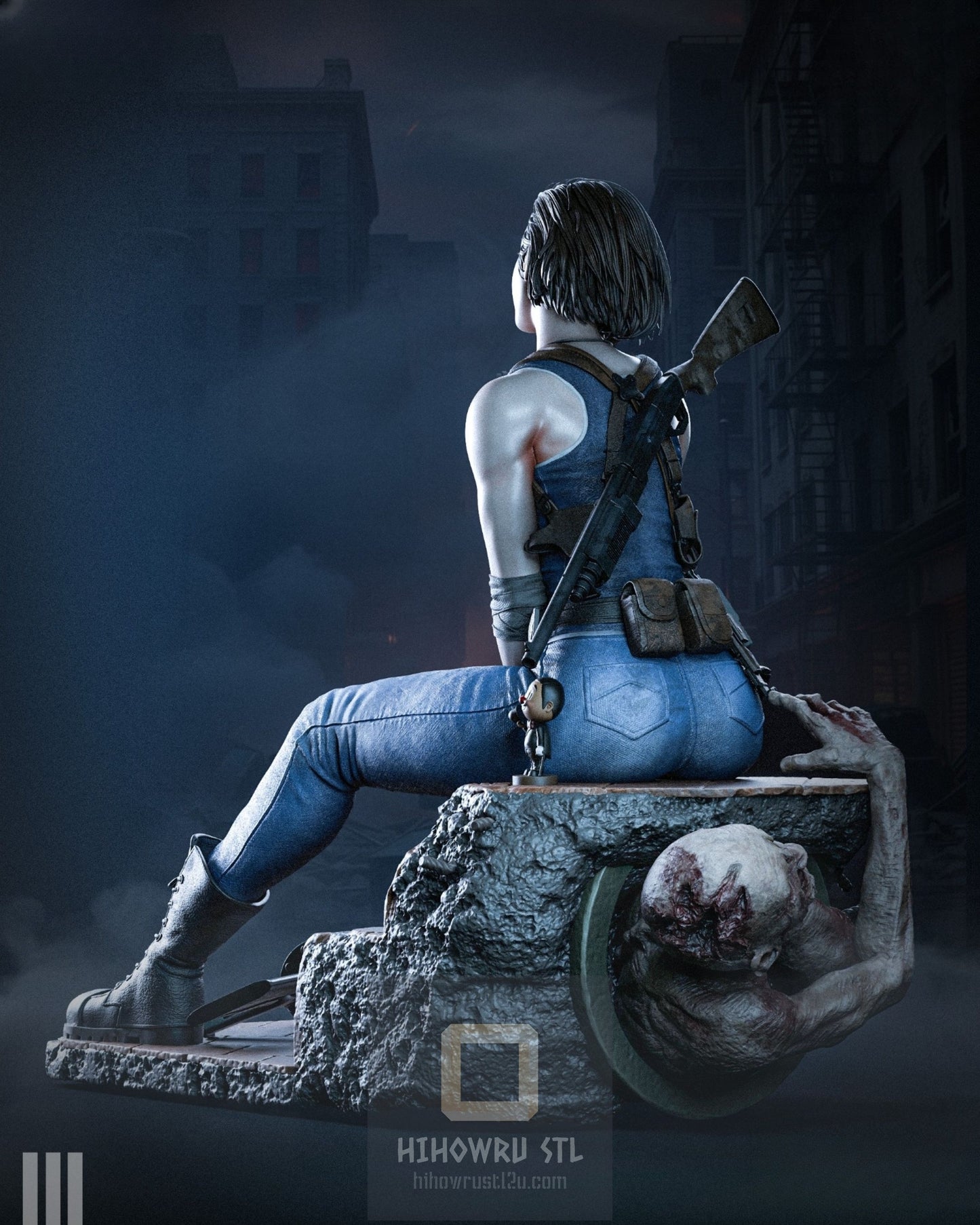 4528 Jill Valentine - Resident Evil - STL 3D Print Files