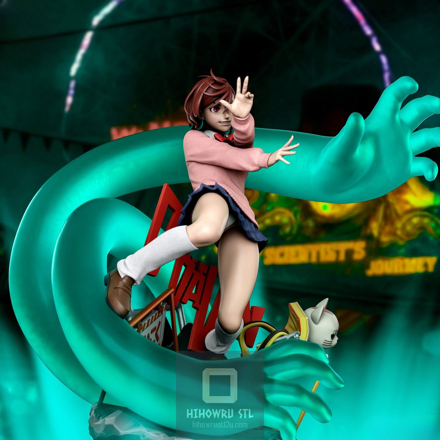 4566 Momo Ayase - Dandadan - STL 3D Print Files