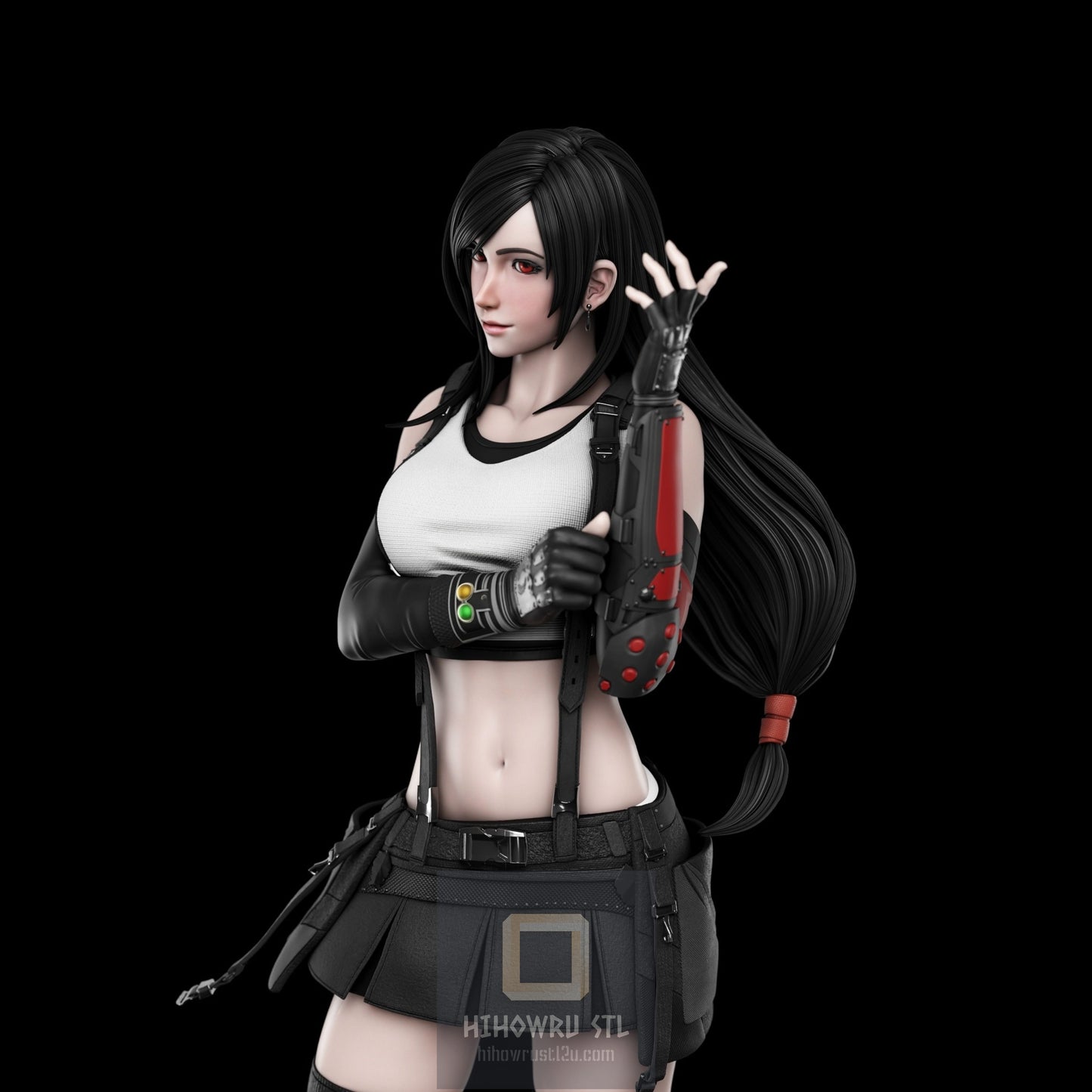 4604 Tifa Lockhart - Final Fantasy - STL 3D Print Files