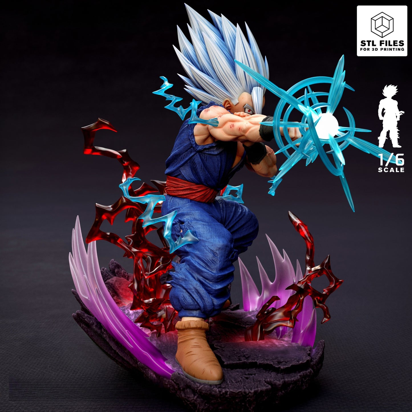 3474 Gohan Beast - Dragon Ball Super - STL 3D Print Files