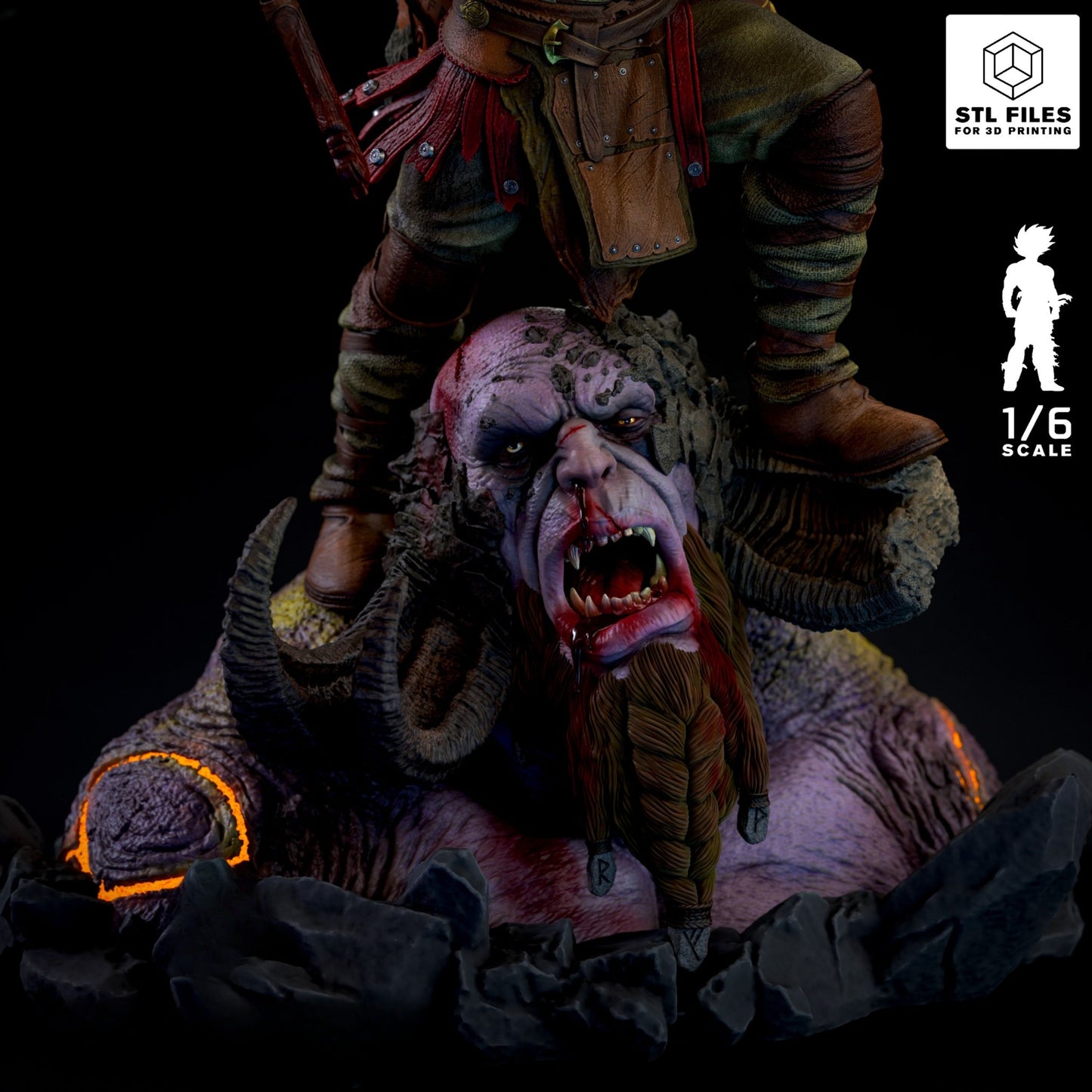 3123 Kratos - God of War - STL 3D Print Files