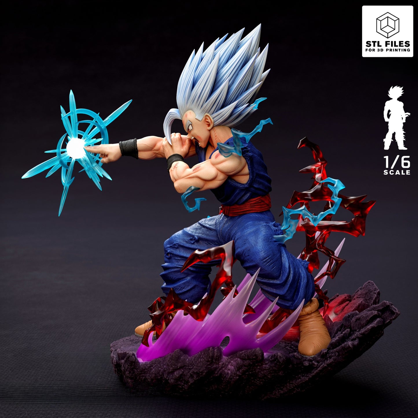 3474 Gohan Beast - Dragon Ball Super - STL 3D Print Files