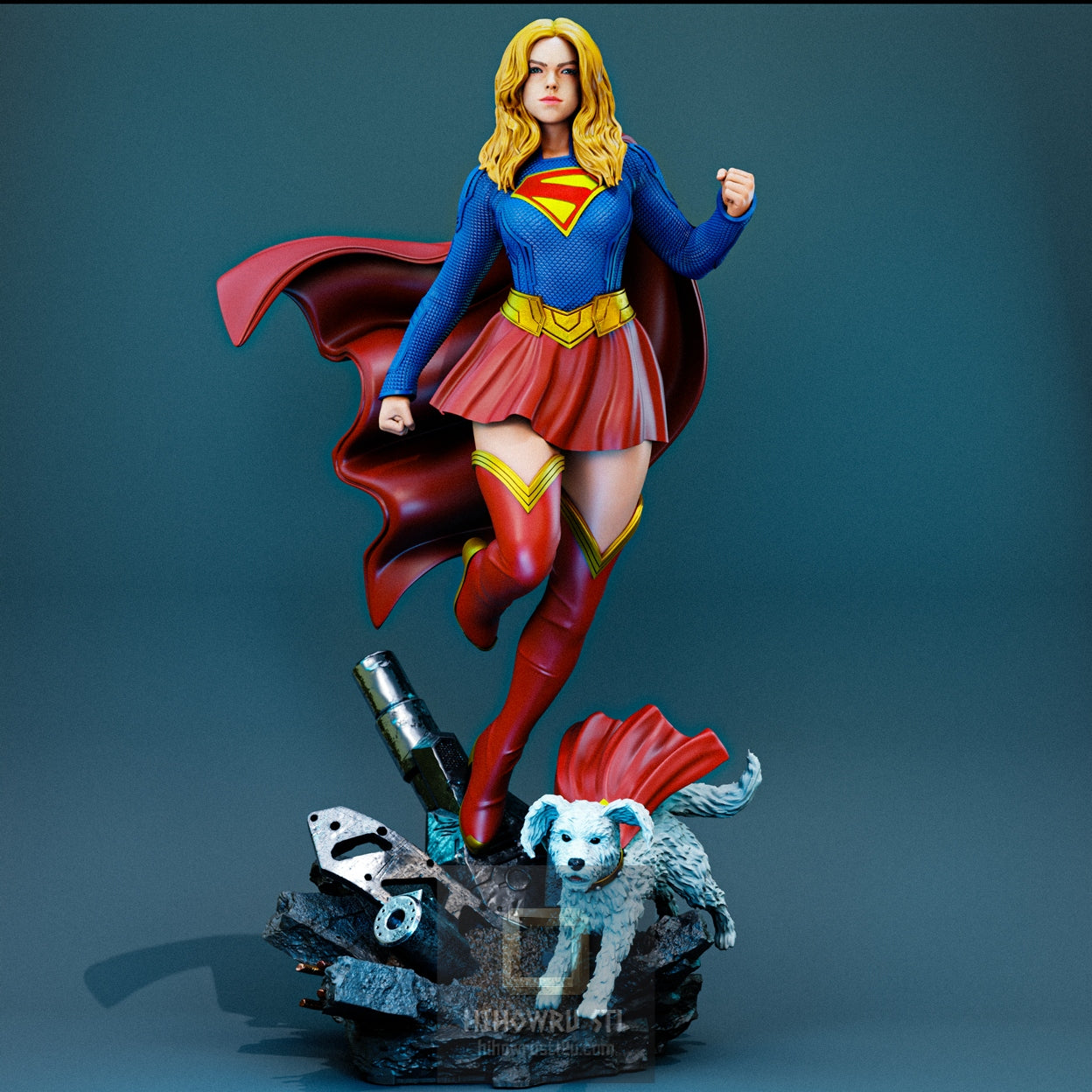 4936 Supergirl - DC Comics - STL 3D Print Files
