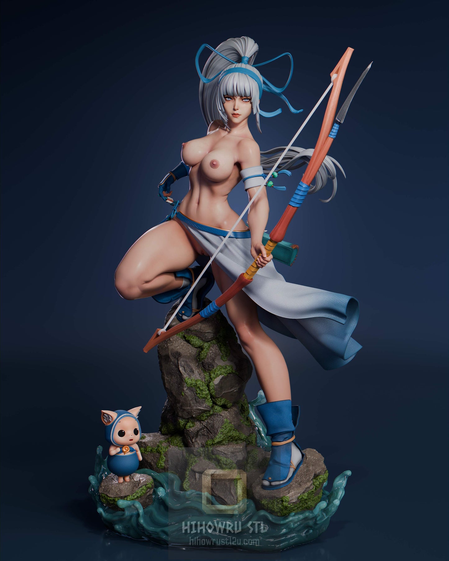 5048 Mina Majikina NSFW - Samurai Shodown - STL 3D Print Files