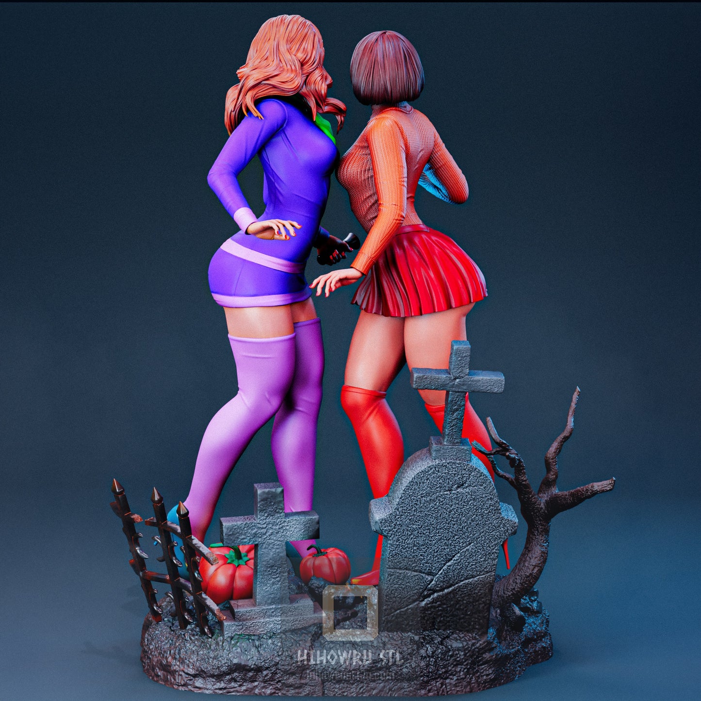 4551 Daphne and Velma NSFW - Scooby-Doo  - STL 3D Print Files