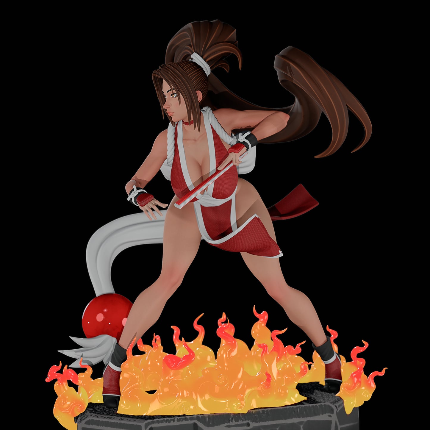 4014 Mai Shiranui NSFW - King of Fighters - STL 3D Print Files