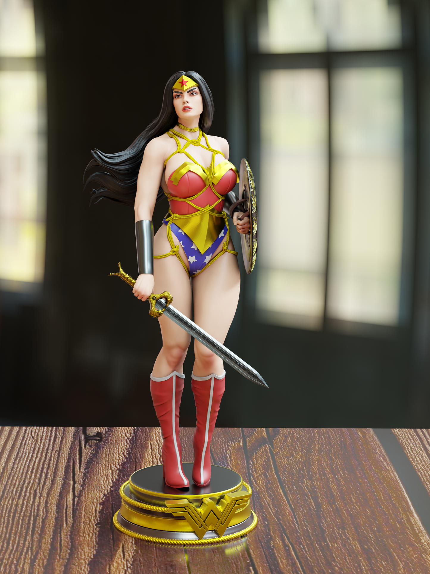 2420 Wonder Woman NSFW - DC Comics - STL 3D Print Files