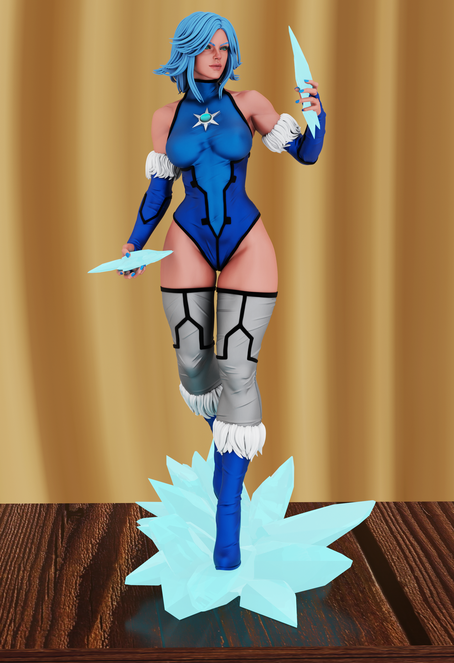 1899 Killer Frost - DC Comics - STL 3D Print Files