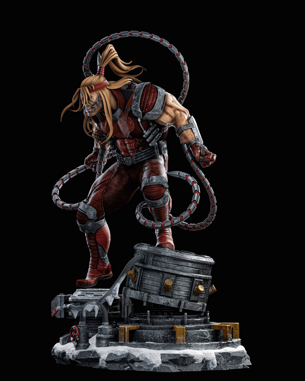 2349 Omega Red - X-men - STL 3D Print Files