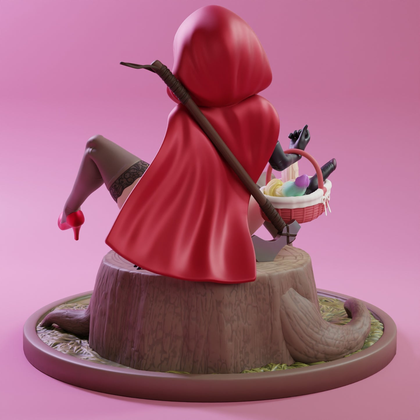 3405 Red Riding Hood NSFW - STL 3D Print Files