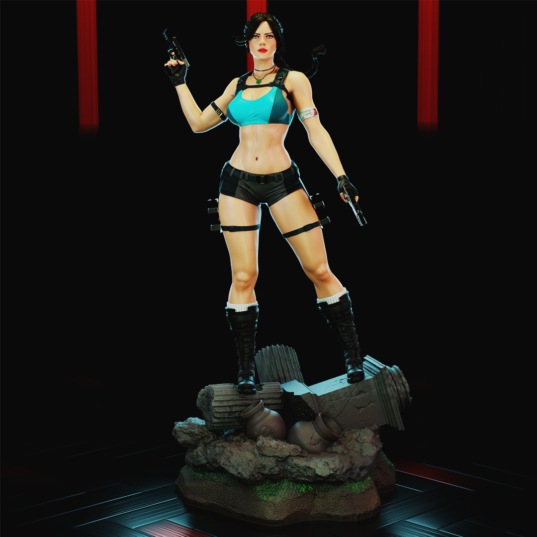 2753 Lara Croft NSFW - Tomb Raider - STL 3D Print Files