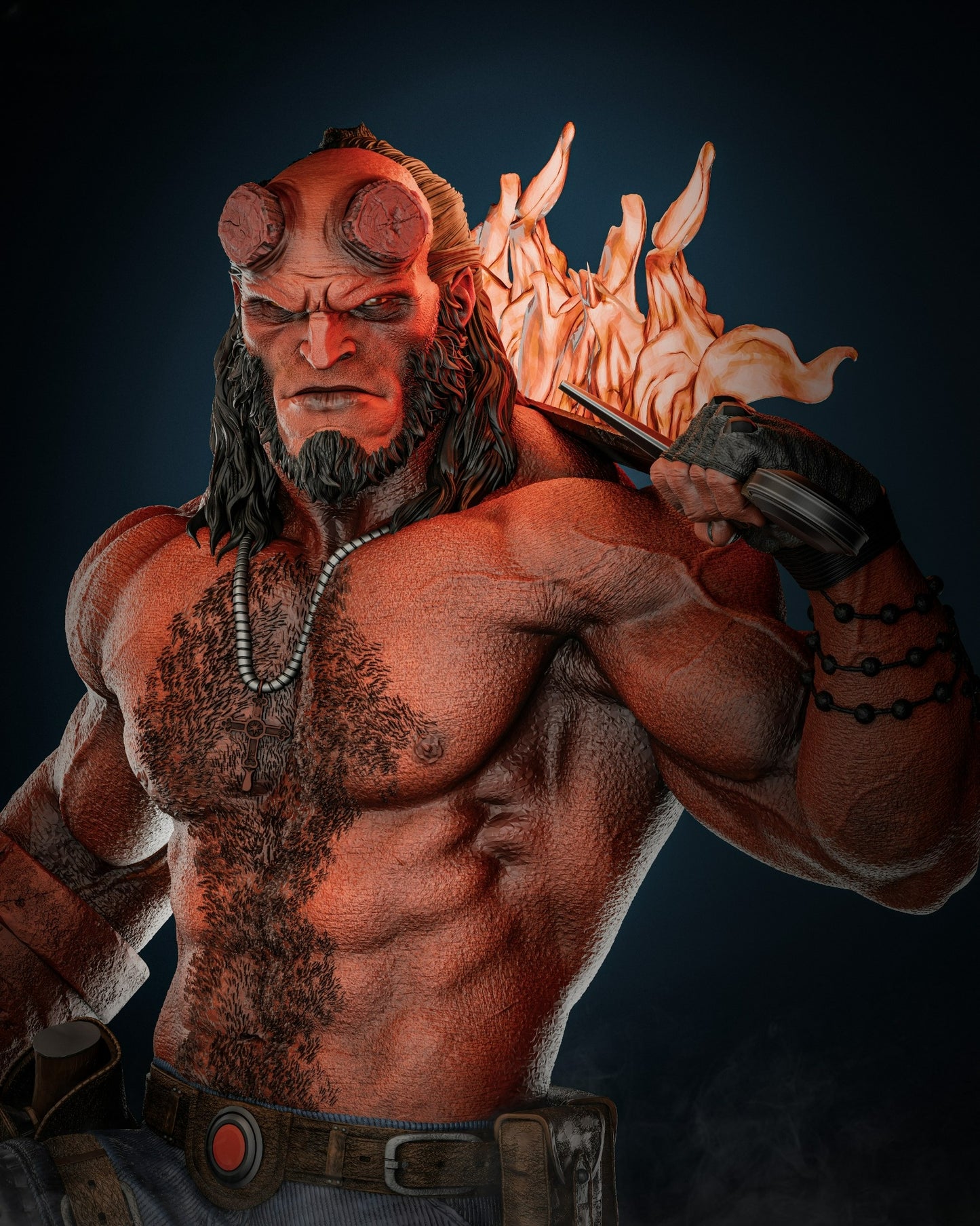 3157 Hellboy - STL 3D Print Files