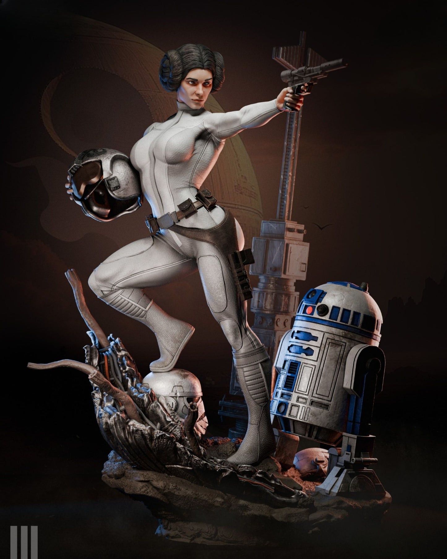 4173 Princess Leia - Star Wars - STL 3D Print Files