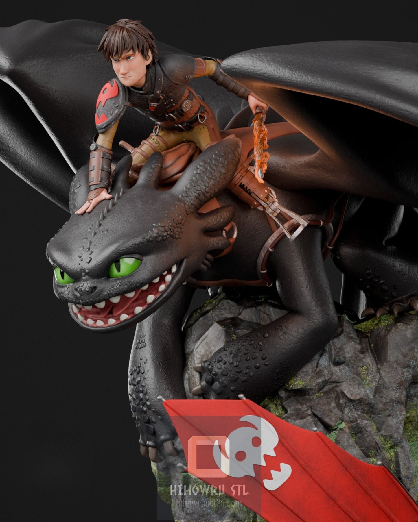 4365 Hiccup AND Toothless - How To Train Your Dragon - STL 3D Print Files