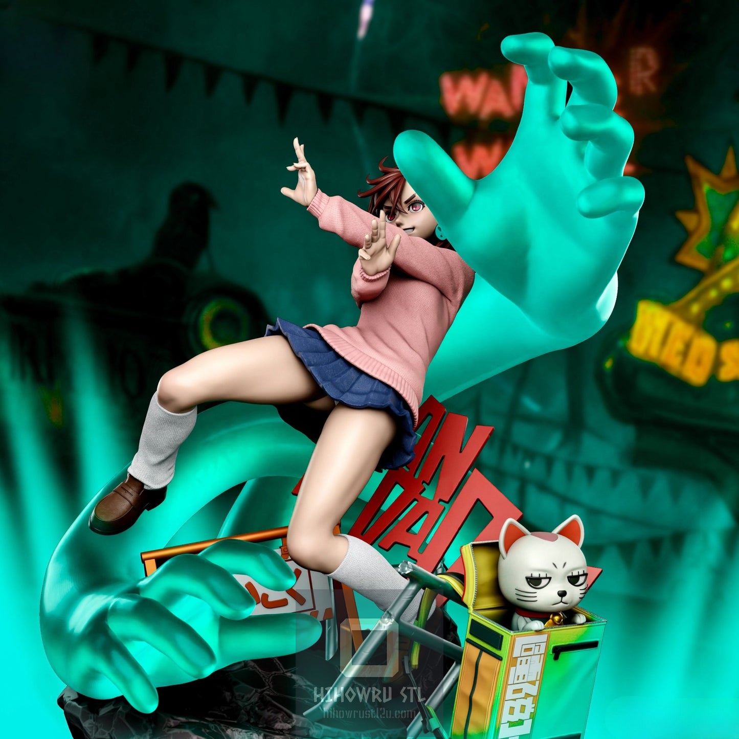 4566 Momo Ayase - Dandadan - STL 3D Print Files