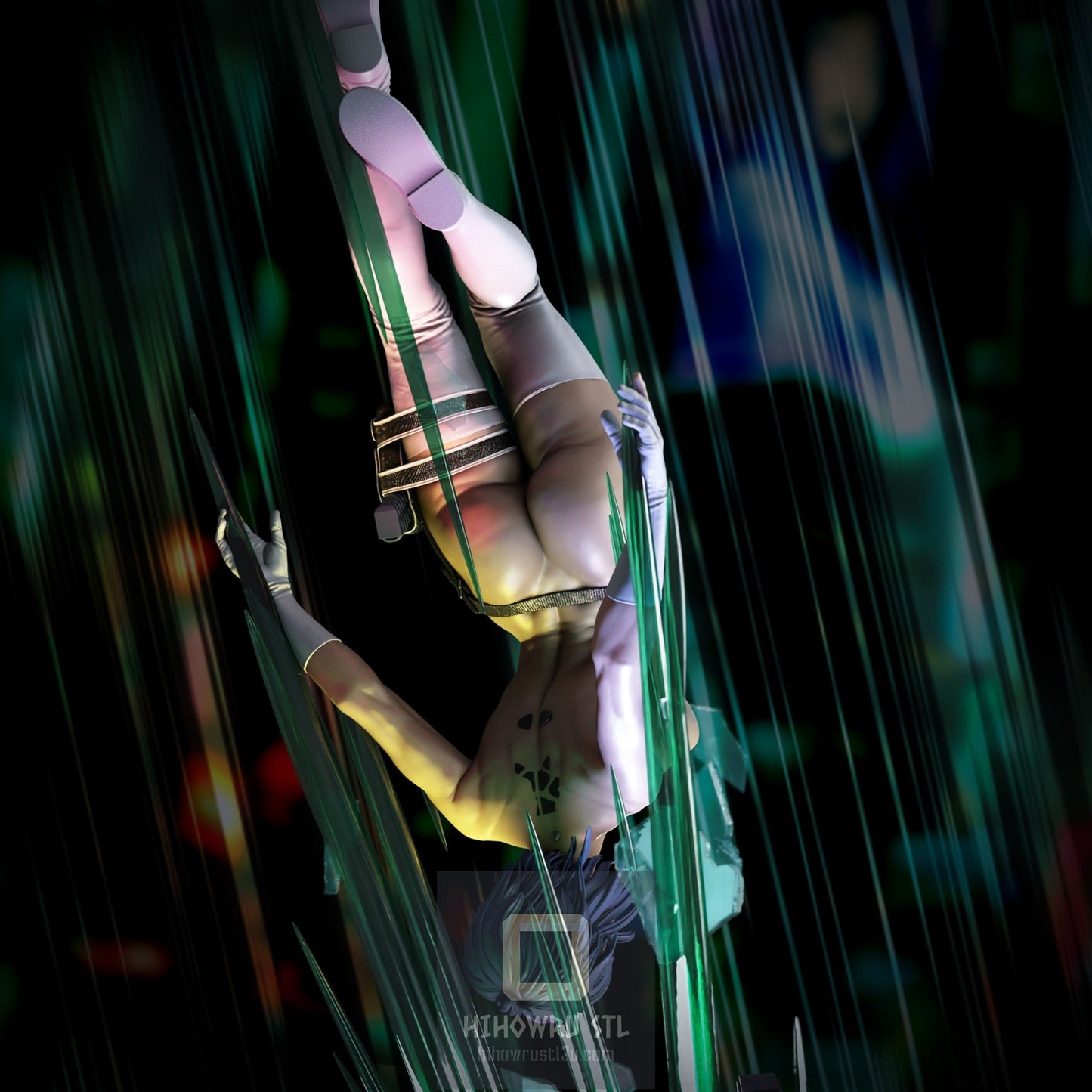 4852 Motoko Kusanagi NSFW - Ghost in the Shell  - STL 3D Print Files