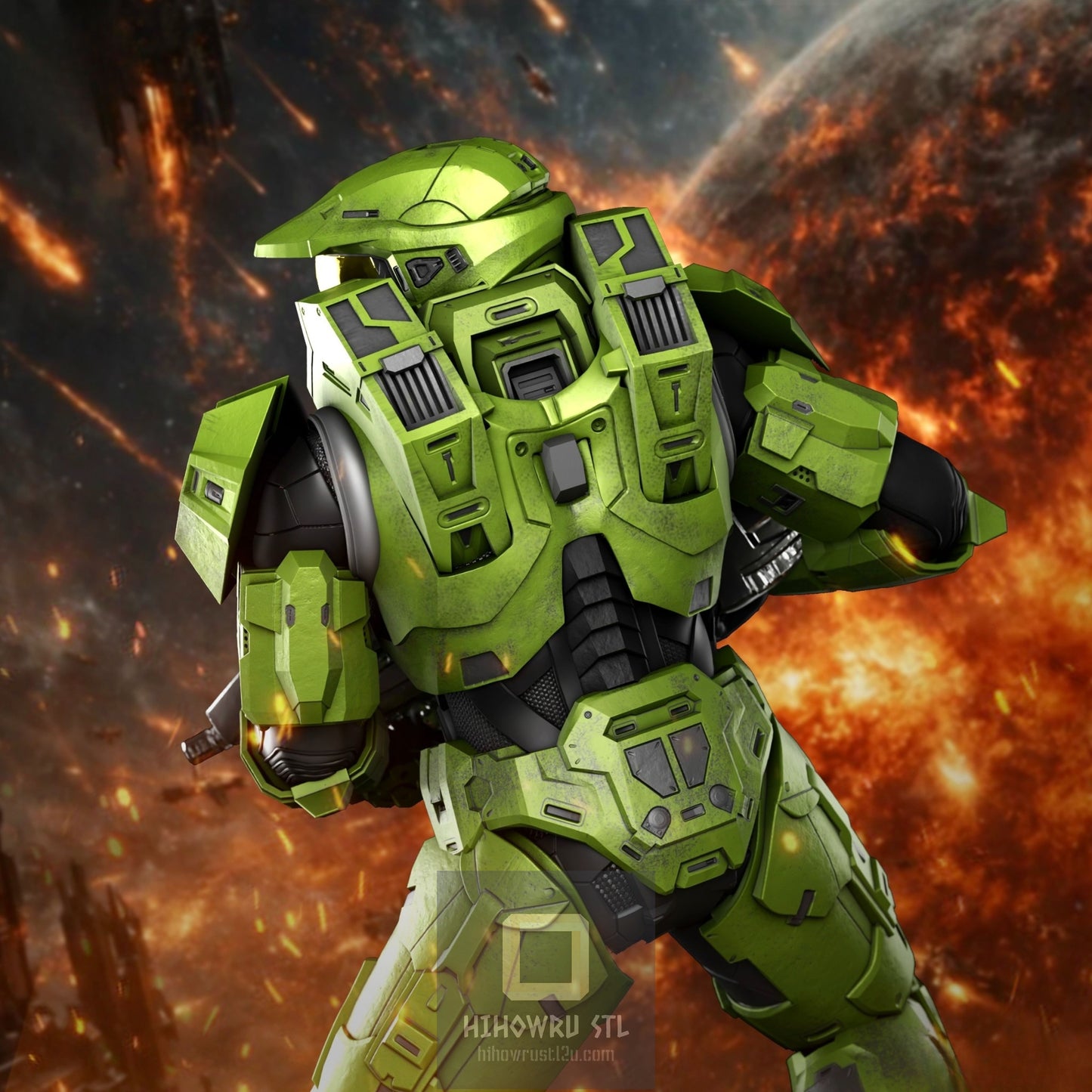 4861 Master Chief -  Halo Infinite  - STL 3D Print Files