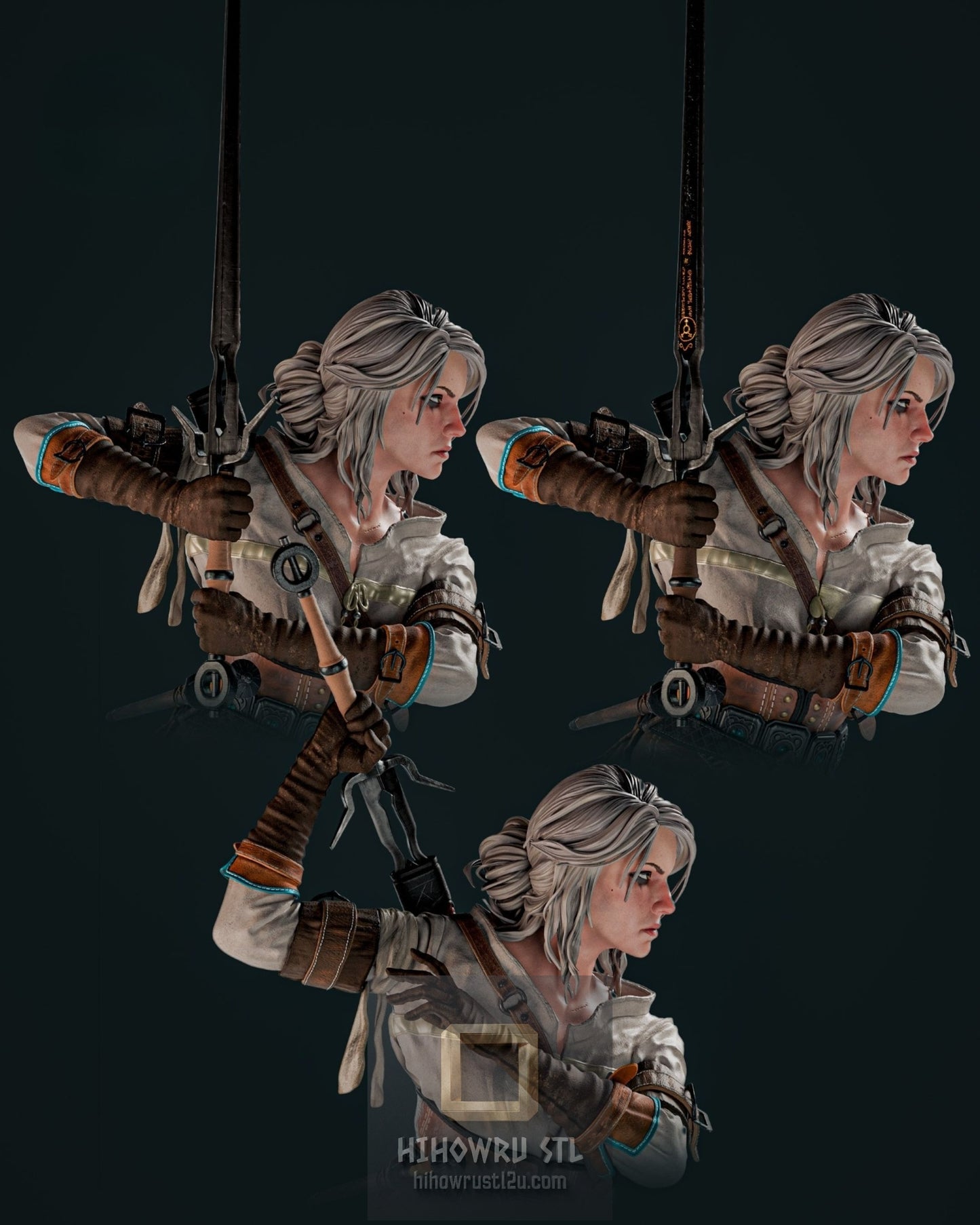 5312 CIRI - The Witcher IV - STL 3D Print Files