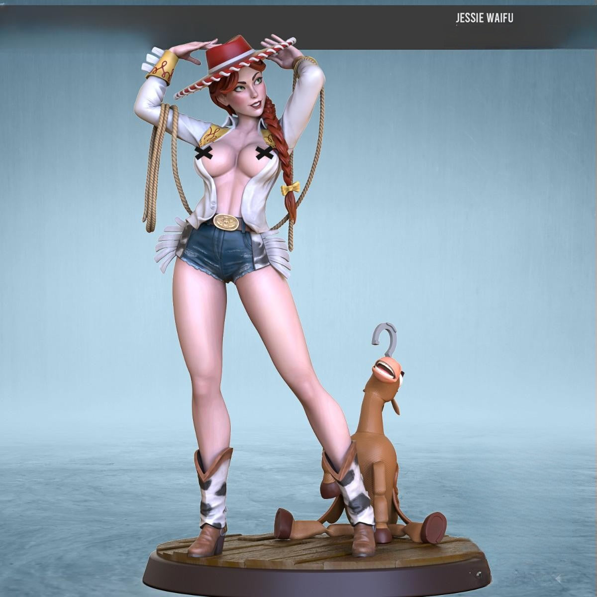 Jessie Waifu NSFW - Toy Story - STL 3D Print Files