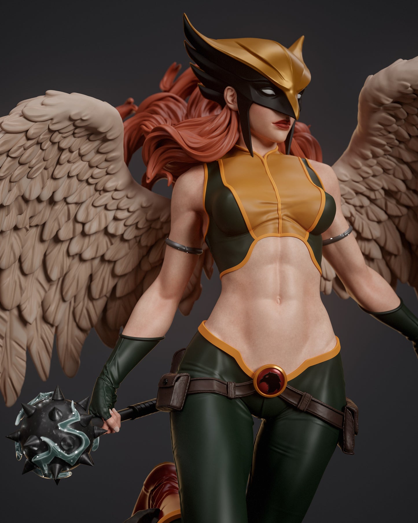 3418 Hawkgirl - DC Comics - STL 3D Print Files