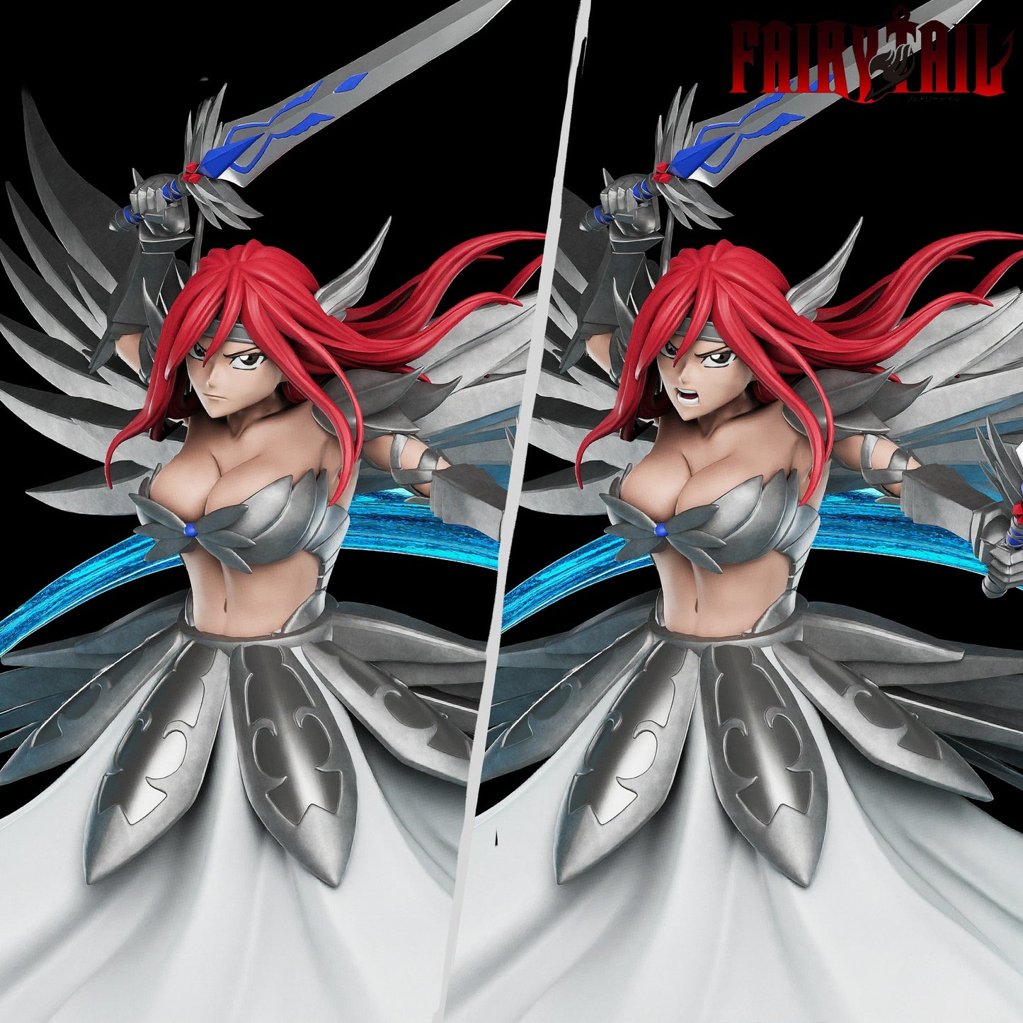 3312 Erza Scarlet - Fairy Tail - STL 3D Print Files