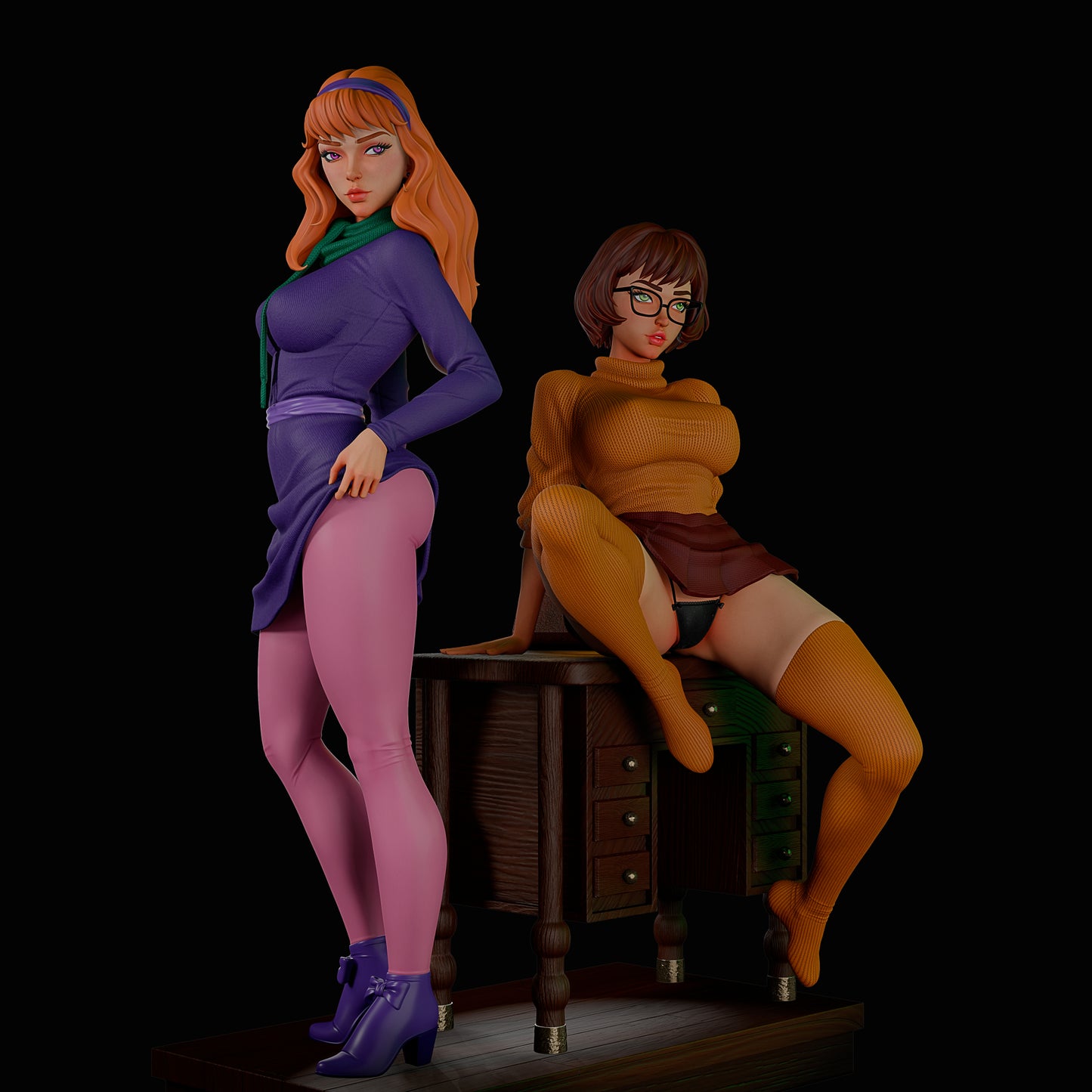 4189 Daphne Blake NSFW - Scooby-Doo - STL 3D Print Files