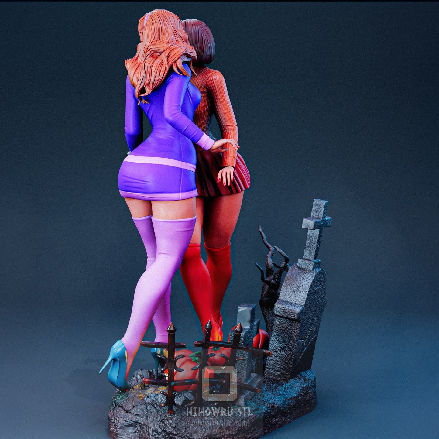 4551 Daphne and Velma NSFW - Scooby-Doo  - STL 3D Print Files