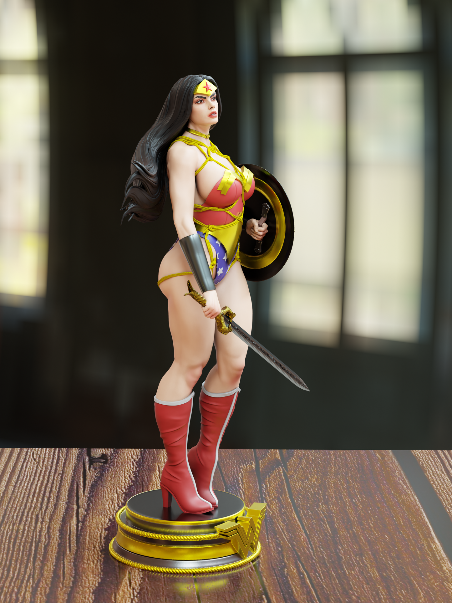 2420 Wonder Woman NSFW - DC Comics - STL 3D Print Files