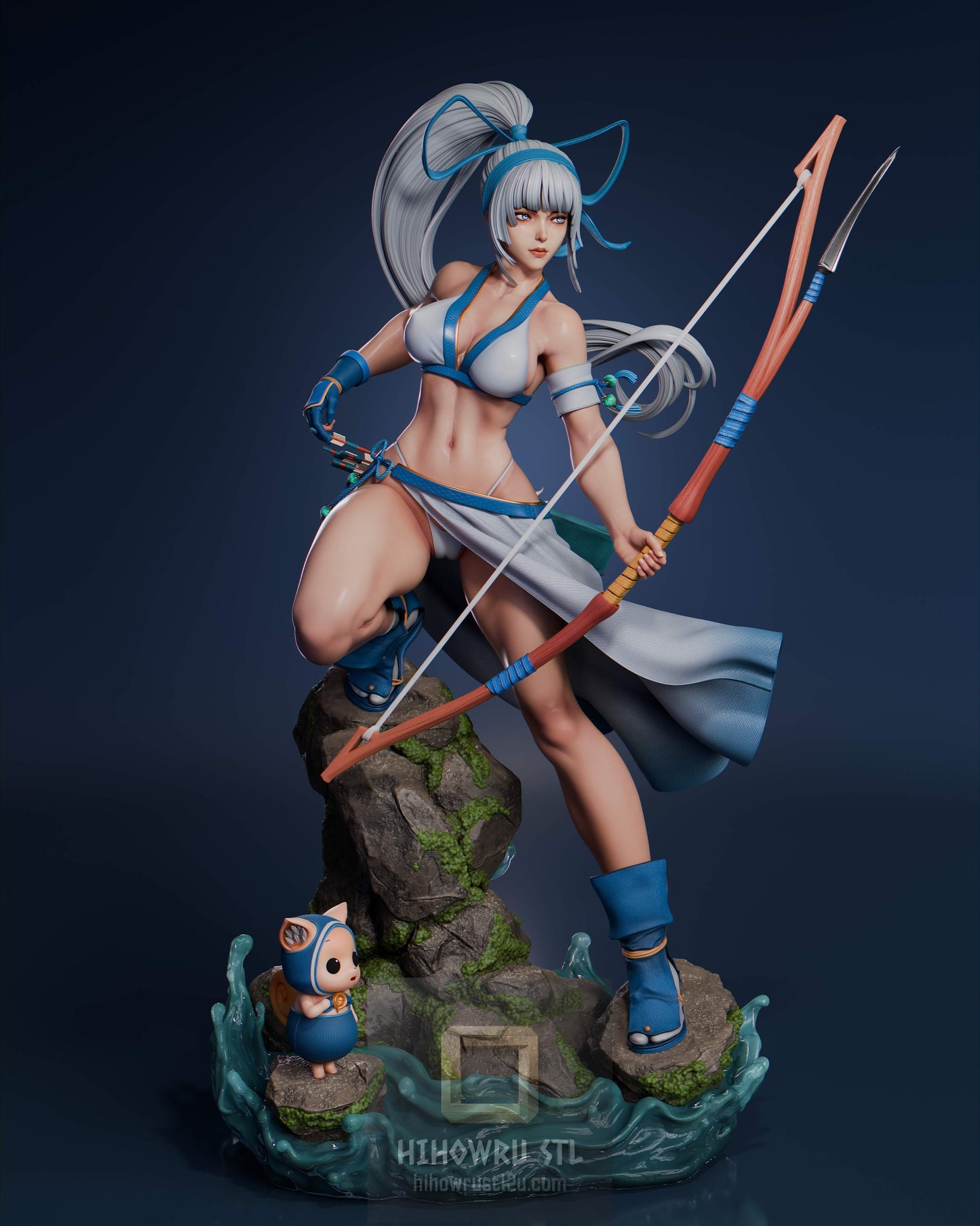 5048 Mina Majikina NSFW - Samurai Shodown - STL 3D Print Files