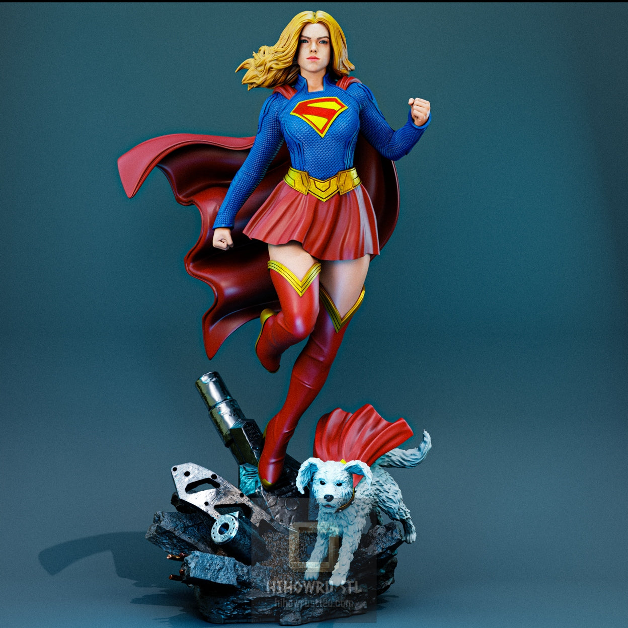4936 Supergirl - DC Comics - STL 3D Print Files