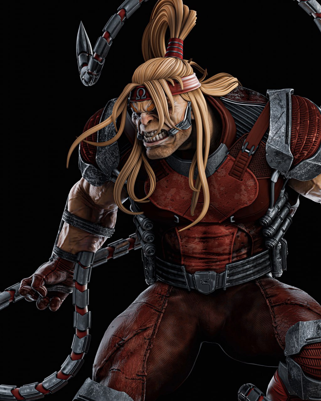 2349 Omega Red - X-men - STL 3D Print Files