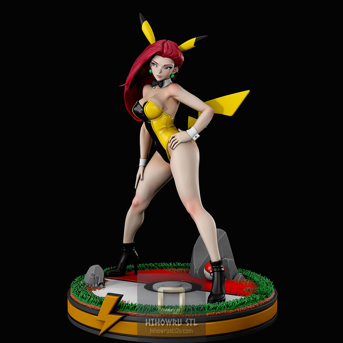 5619 Jessie NSFW - Pokemon - STL 3D Print Files