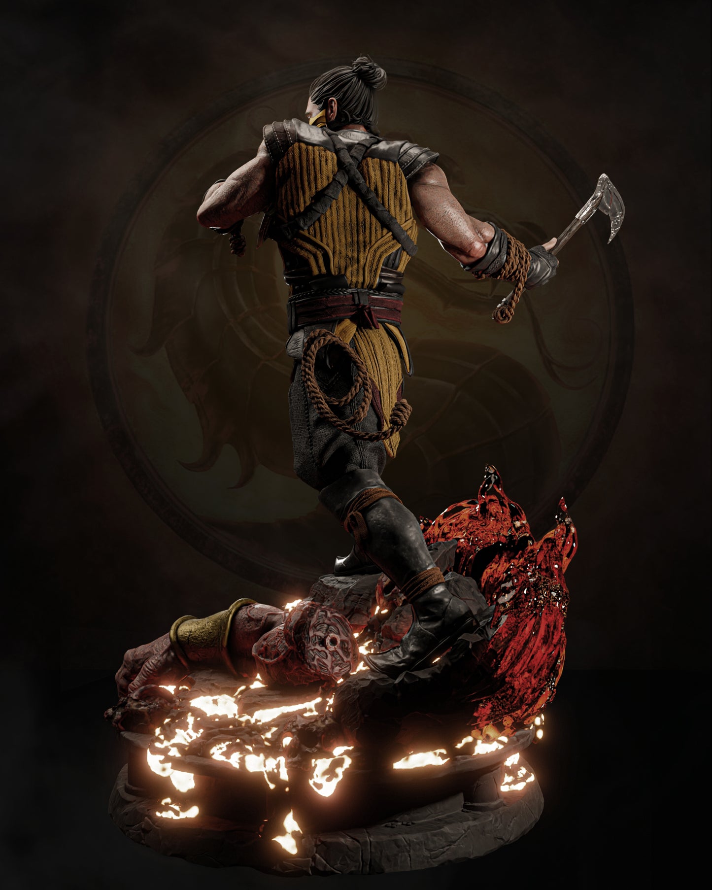 1976 Scorpion - Mortal Kombat - STL 3D Print Files