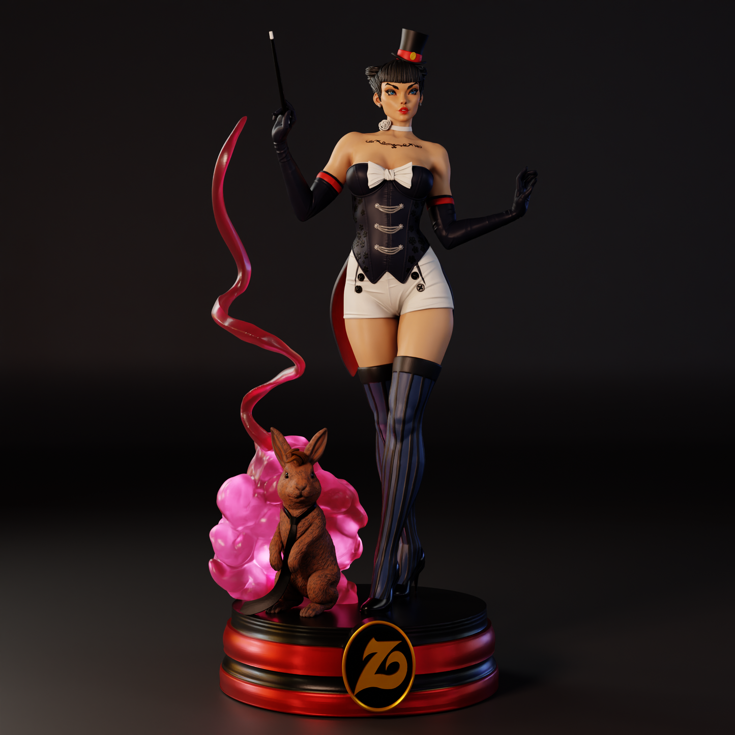 2537 Zatanna Zatara NSFW - DC Bombshells - STL 3D Print Files