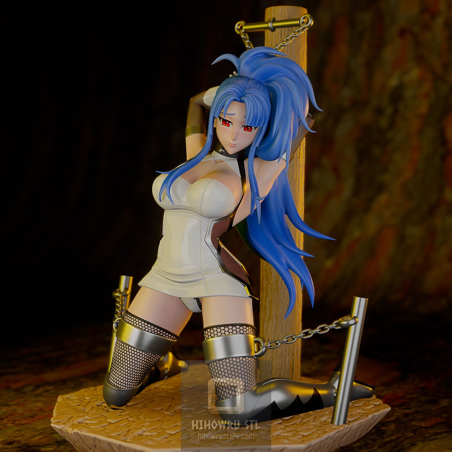 5066 Murasaki Yatsu NSFW - Taimanin - STL 3D Print Files
