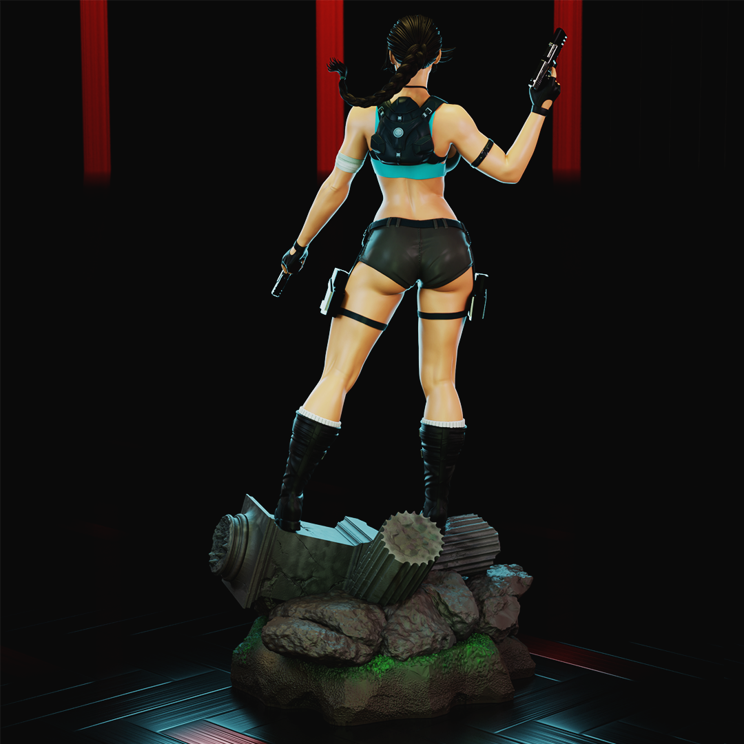 2753 Lara Croft NSFW - Tomb Raider - STL 3D Print Files