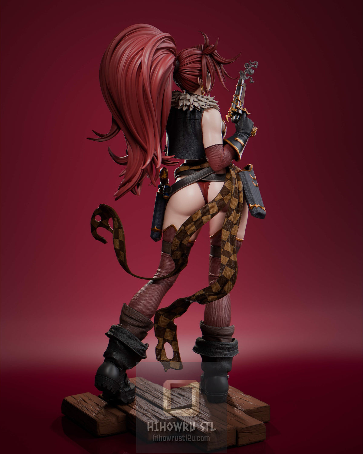 5582 Red Monika NSFW - Battle Chasers - STL 3D Print Files