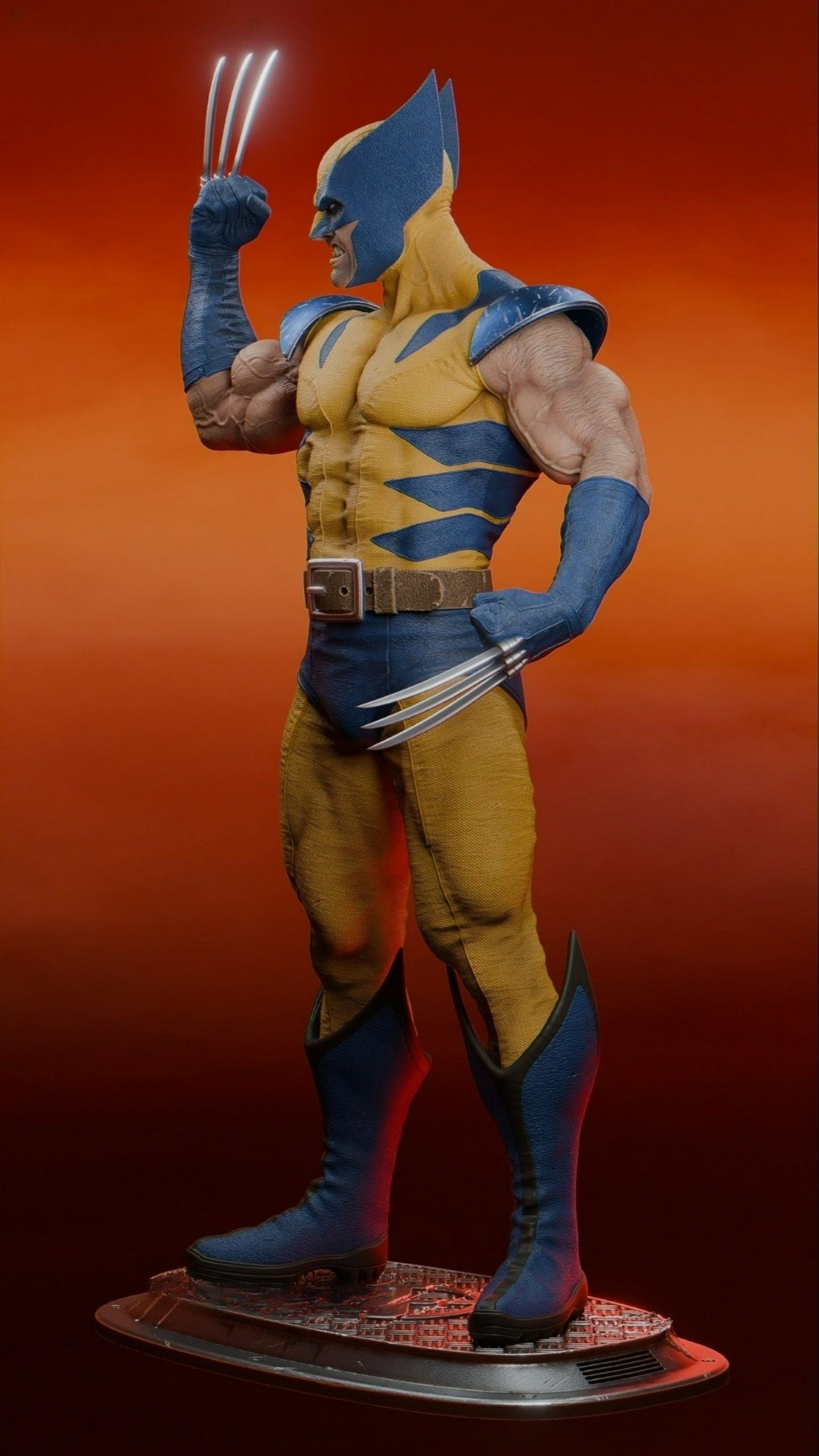 3126 WOLVERINE - X-MEN - STL 3D Print Files