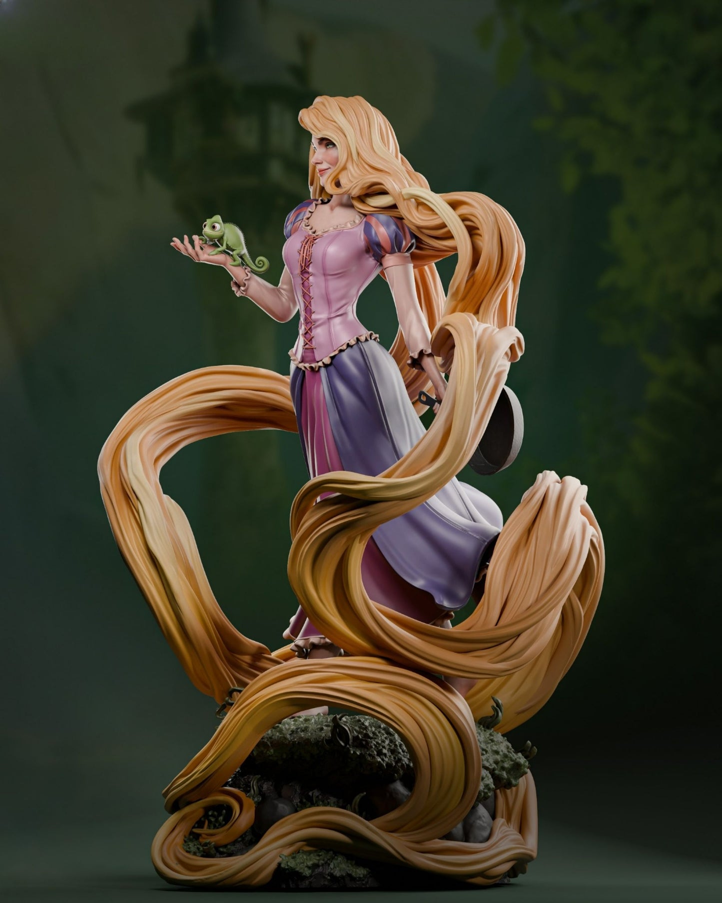 3724 Rapunzel - Disney - STL 3D Print Files