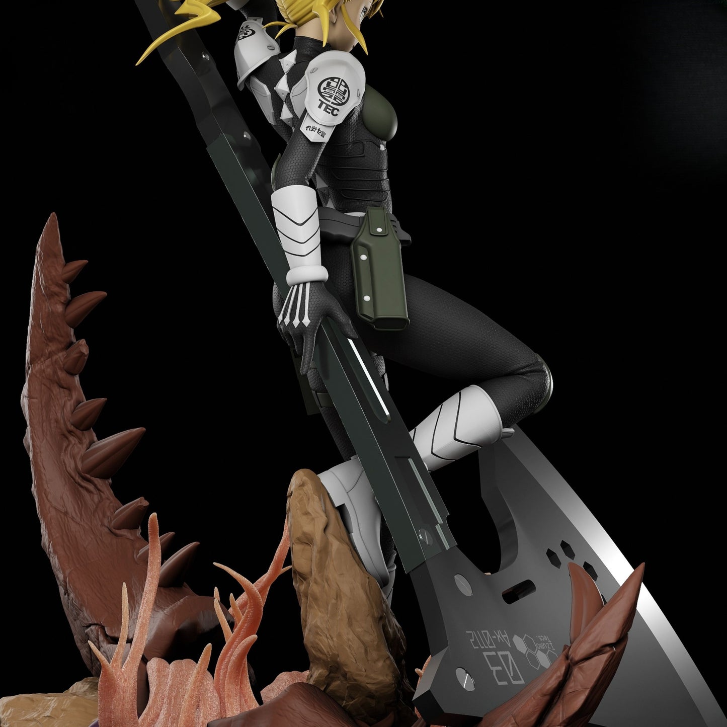 3847 Kikoru Shinomiya - Kaiju No. 8 - STL 3D Print Files