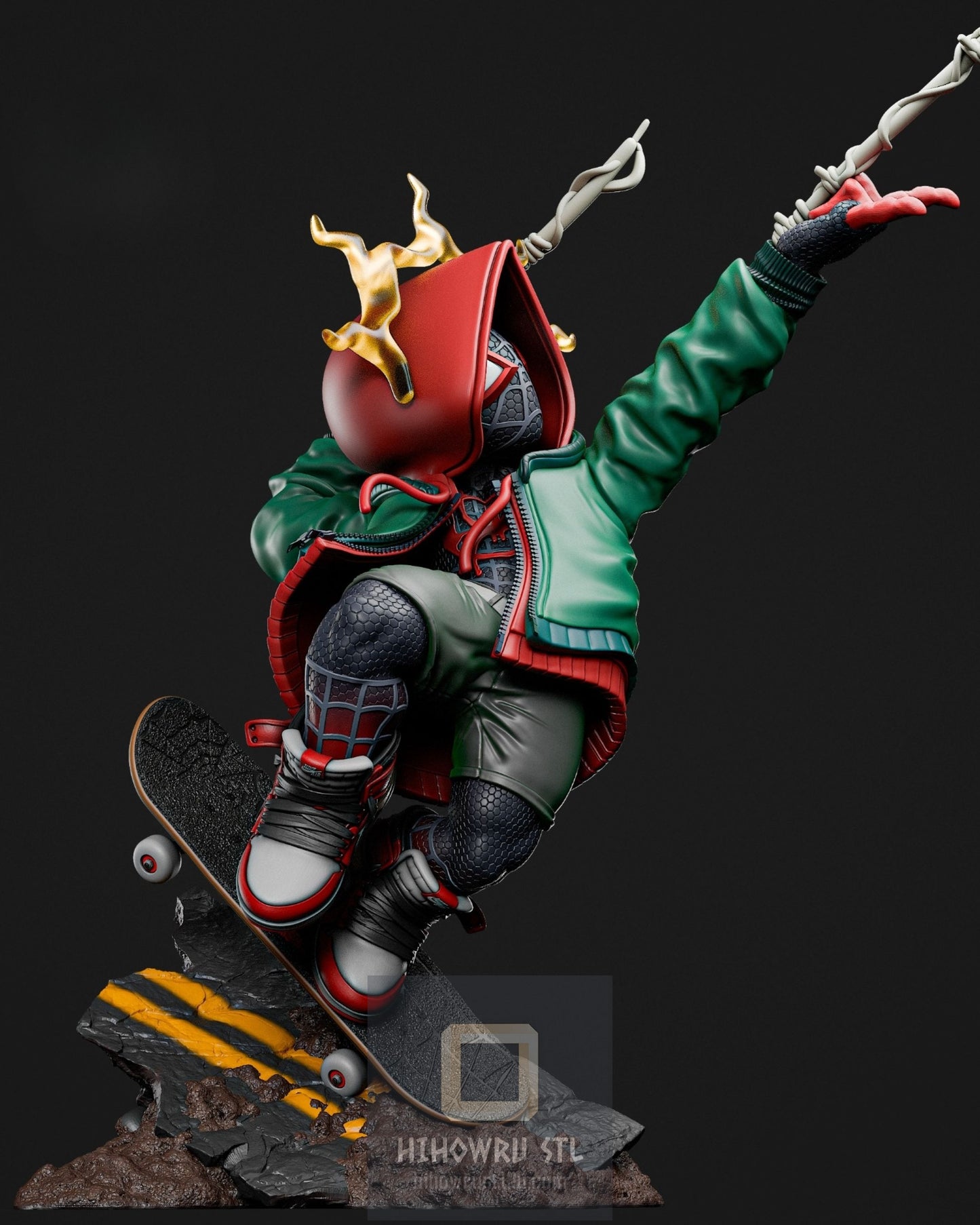 4357 Miles Morales - Spider-Man - STL 3D Print Files