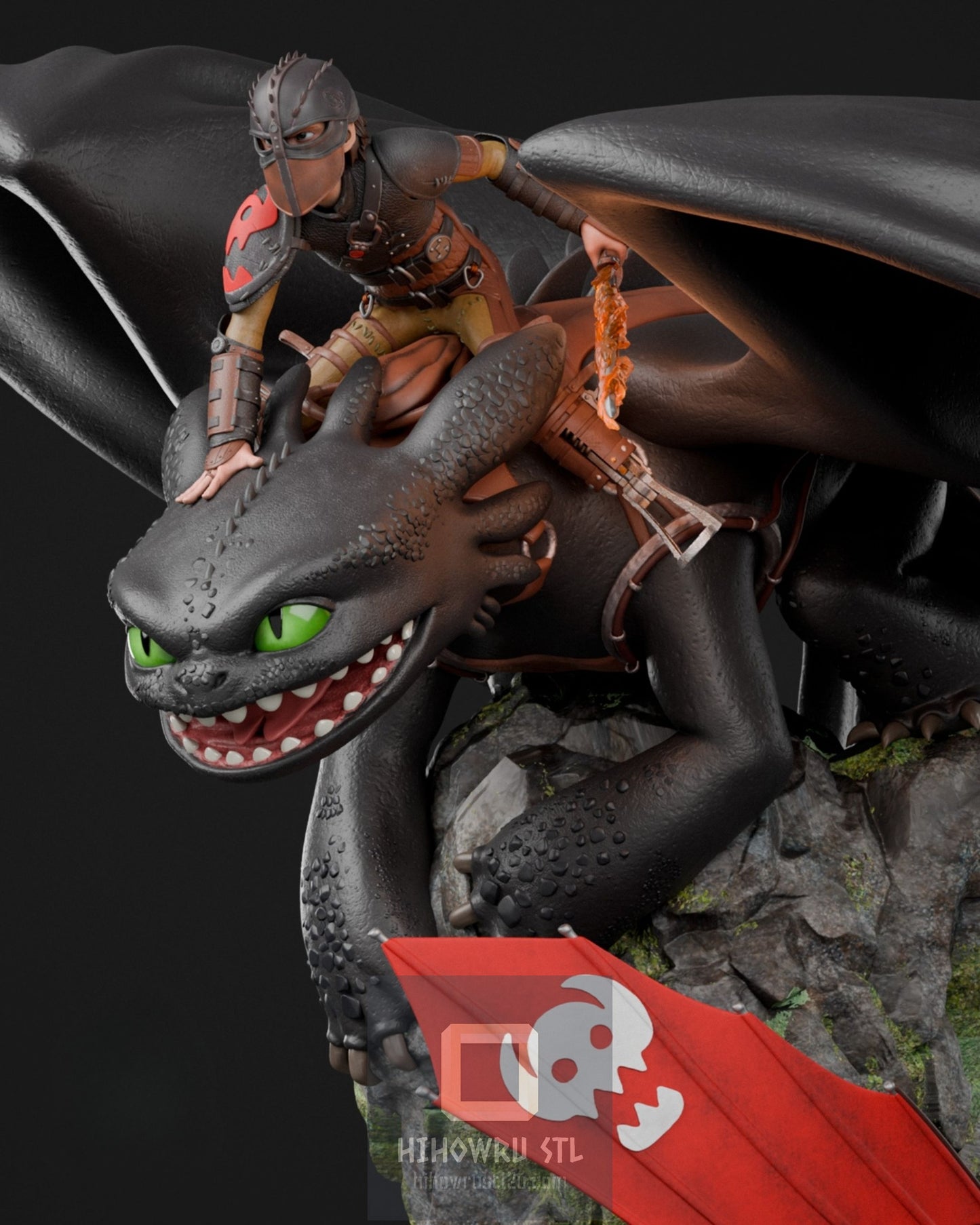 4365 Hiccup AND Toothless - How To Train Your Dragon - STL 3D Print Files
