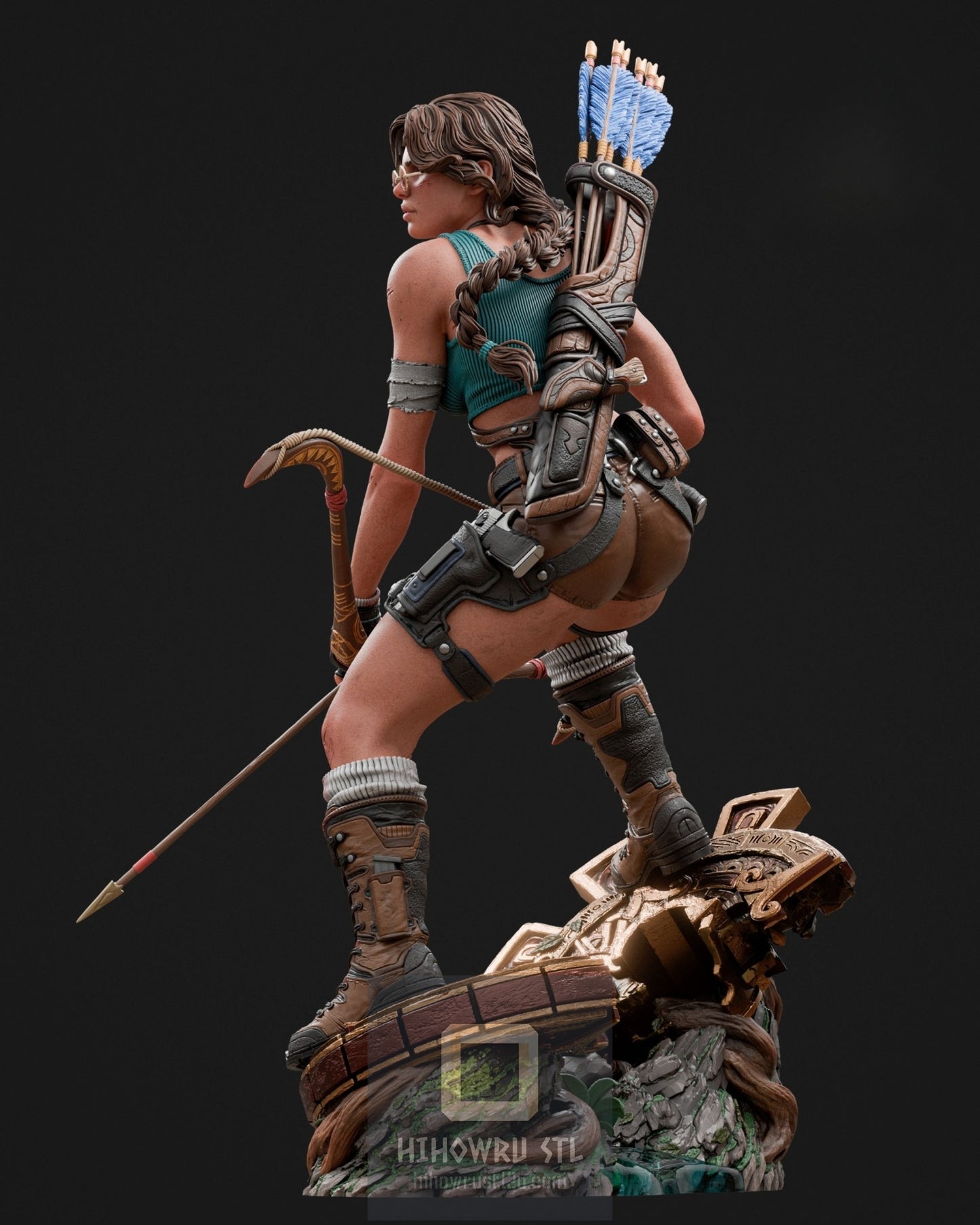 4376 Lara Croft - Tomb Raider - STL 3D Print Files