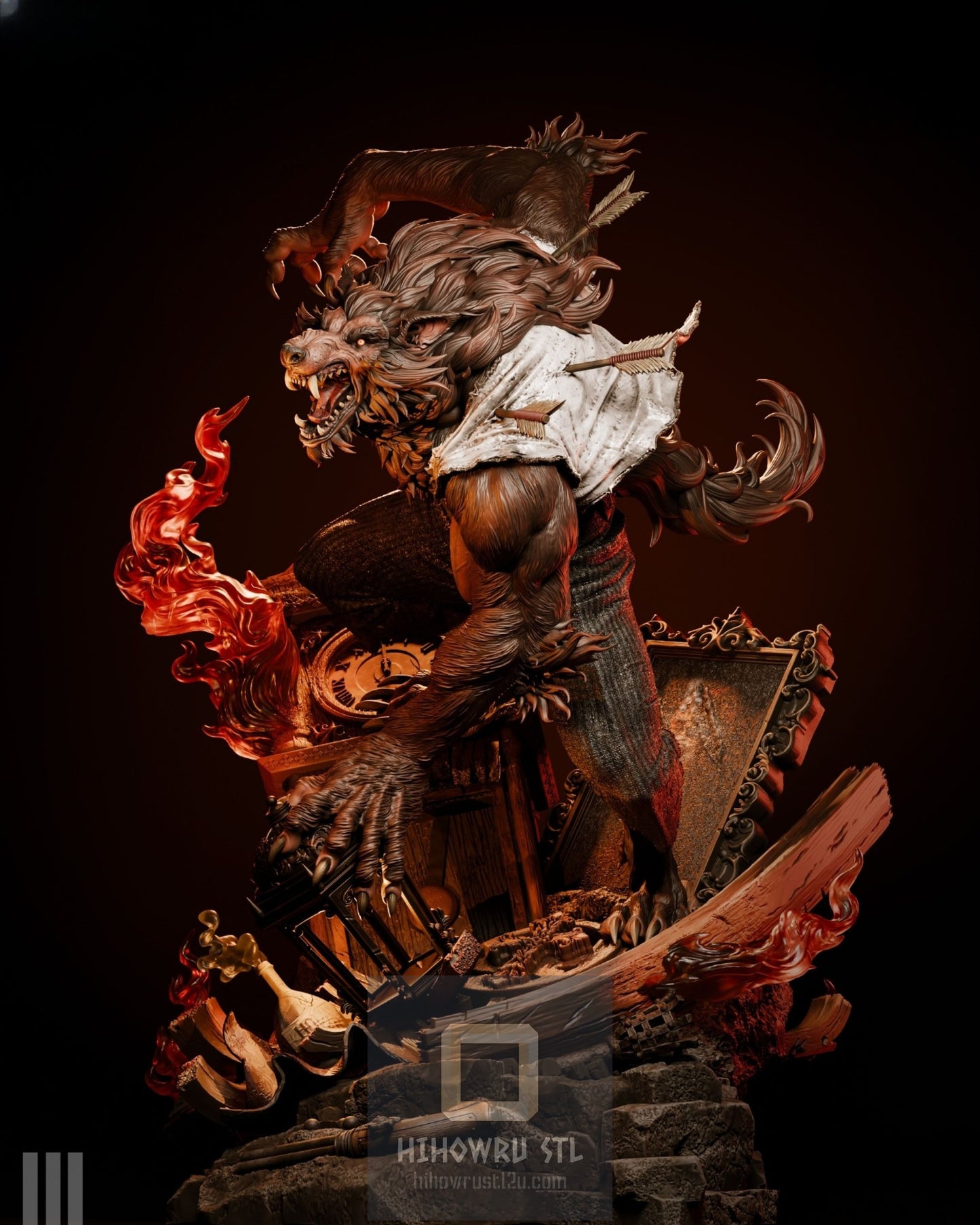 4474 Werewolf - Werewolf by Night - STL 3D Print Files