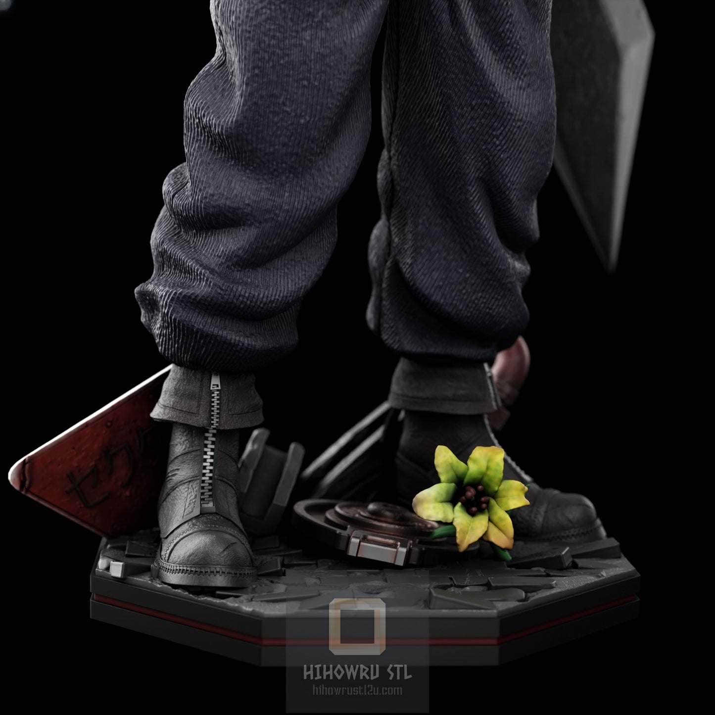 4497 Cloud Strife - Final Fantasy - STL 3D Print Files